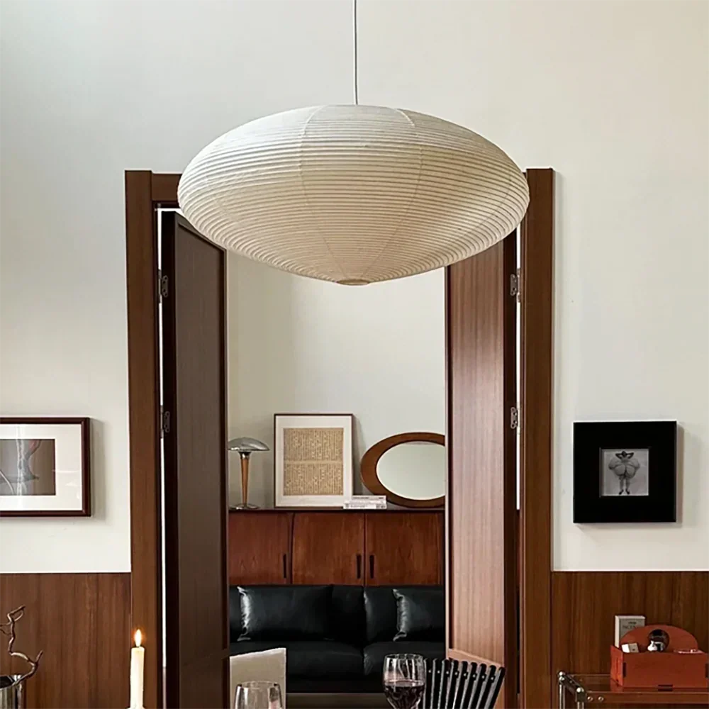 Akari Paper 26A / 21A / 15A Iron Pendant Light – Iron detail 22