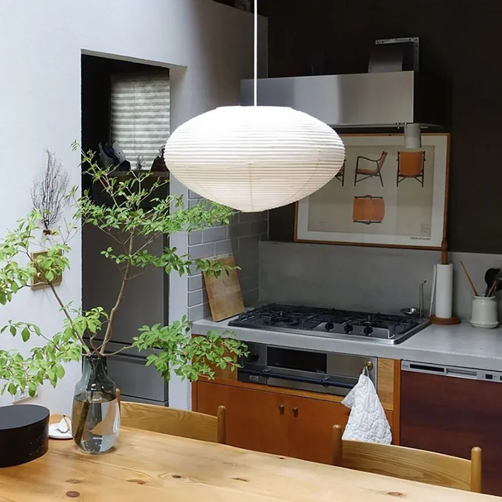 Akari Paper 26A / 21A / 15A Iron Pendant Light – Iron detail 24