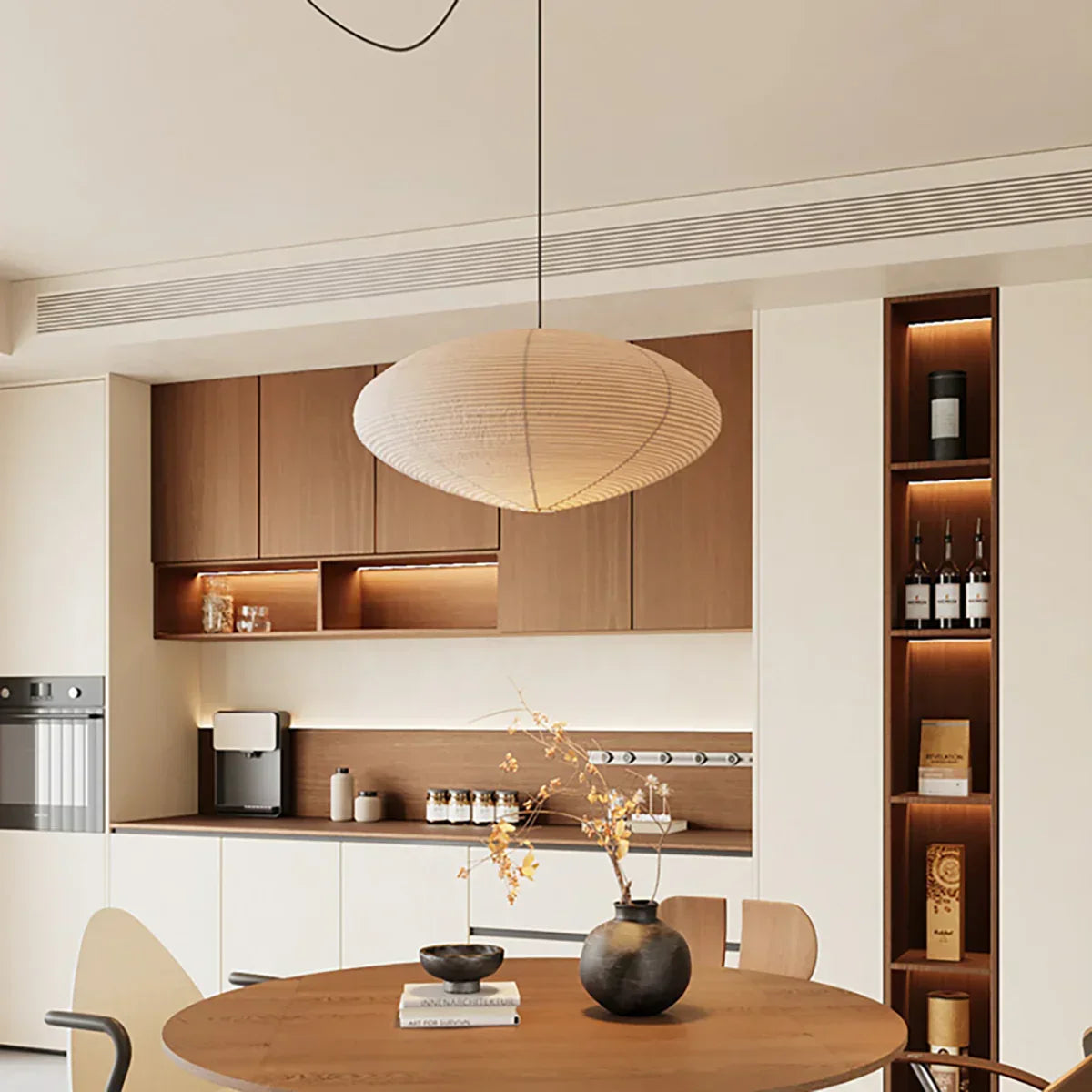 Akari Paper 26A / 21A / 15A Iron Pendant Light – Iron detail 4