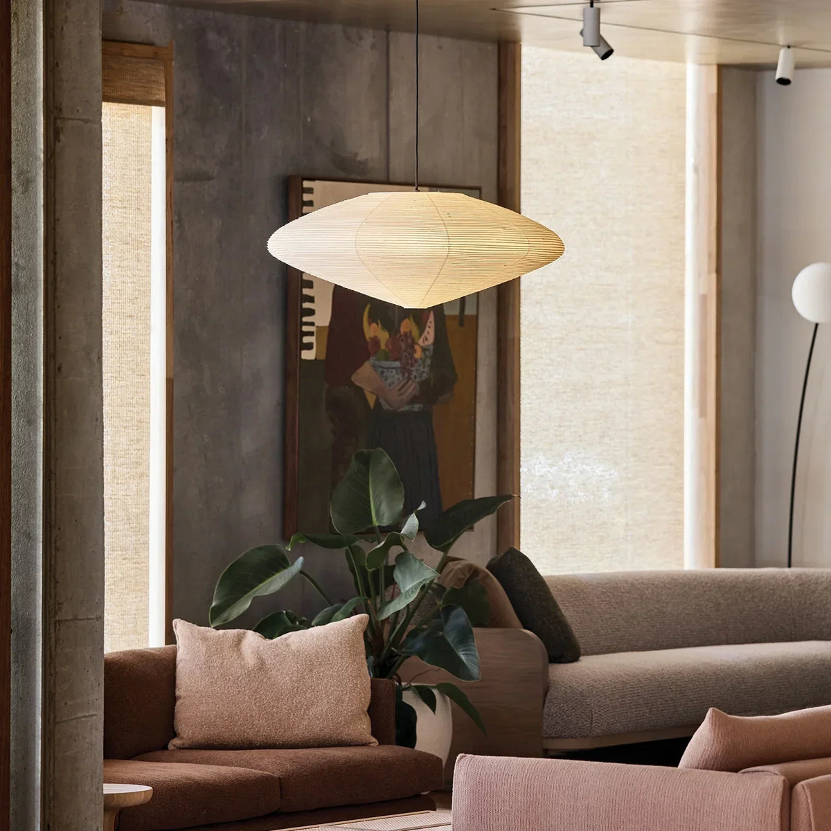 Akari Paper 26A / 21A / 15A Iron Pendant Light – Iron detail 16