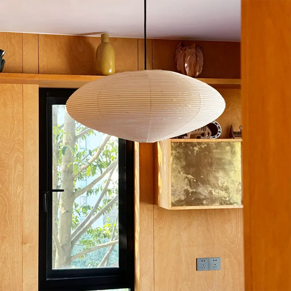 Akari Paper 26A / 21A / 15A Iron Pendant Light – Iron detail 14