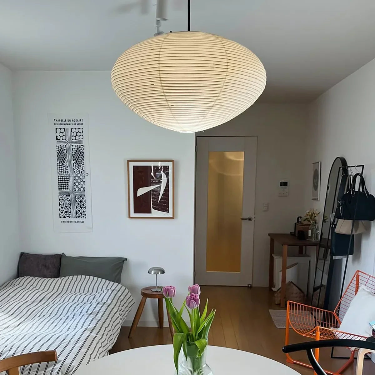Akari Paper 26A / 21A / 15A Iron Pendant Light – Iron detail 25