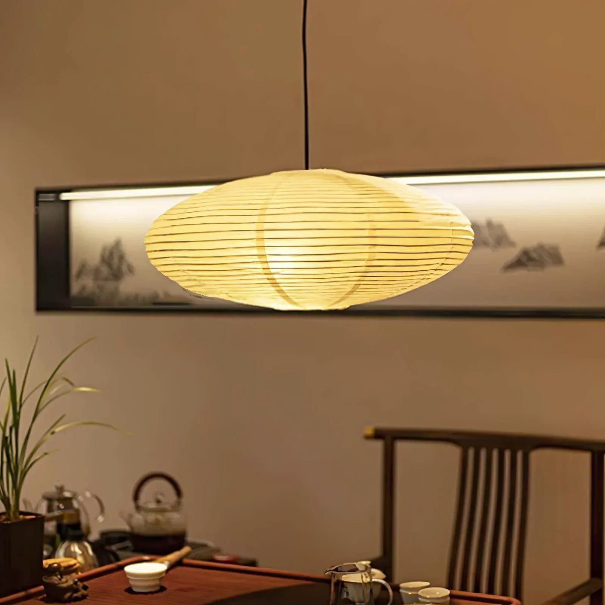 Akari Paper 26A / 21A / 15A Iron Pendant Light – Iron detail 12