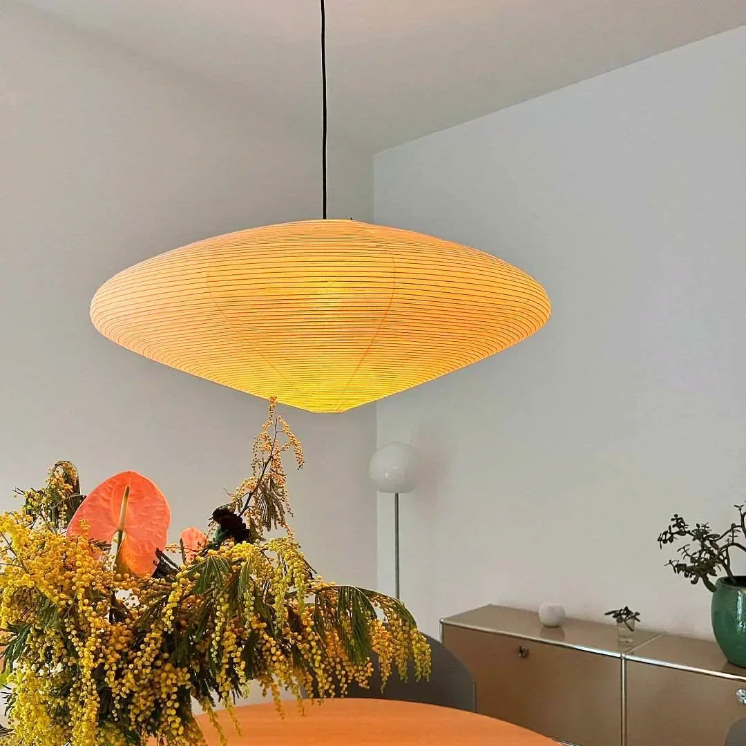 Akari Paper 26A / 21A / 15A Iron Pendant Light – Iron detail 28