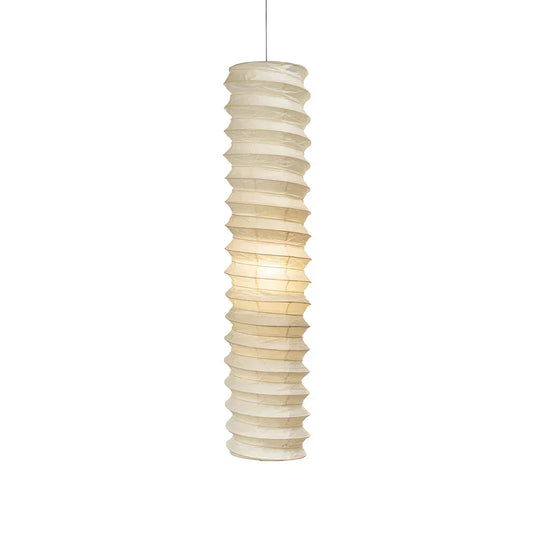 Akari Spiral Paper 31N Steel Pendant Light