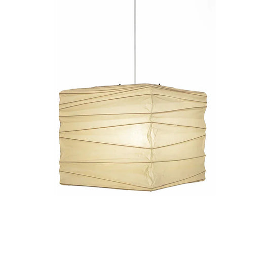 Akari Square Paper 33X 45X Steel Pendant Light