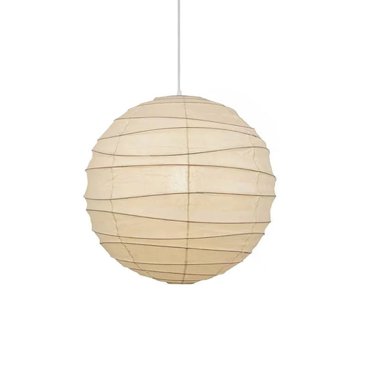 Akari Spherical Paper 55D 75D Iron Pendant Lamp
