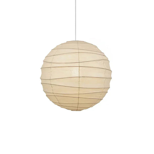 Akari Spherical Paper 75D Iron Pendant Lamp