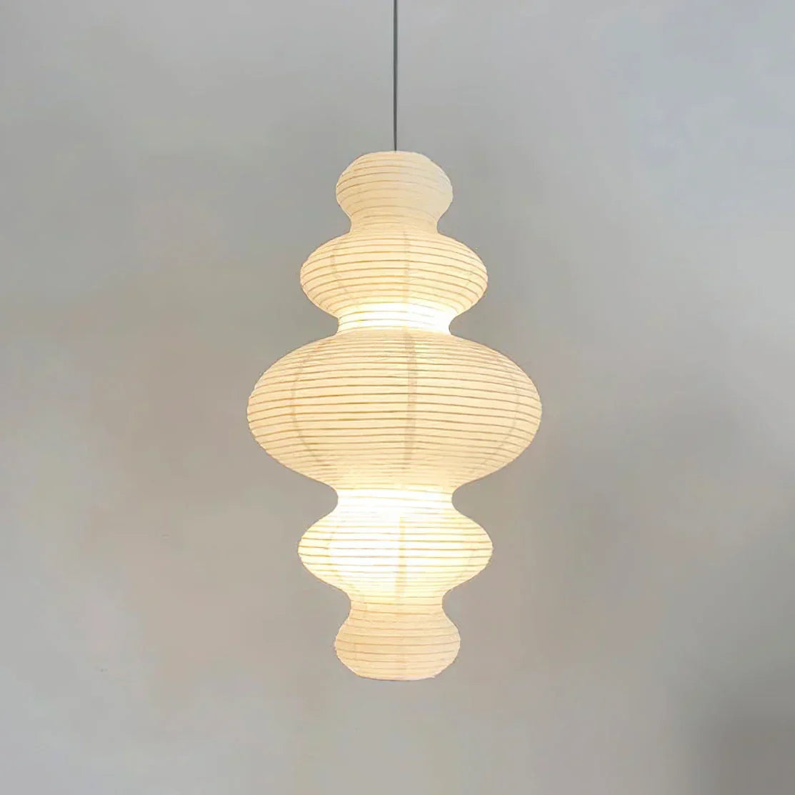 Akari Tornado Paper Juni Steel Pendant Lamp – Steel detail 23