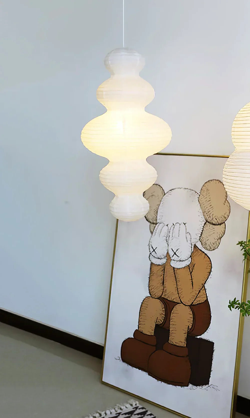 Akari Tornado Paper Juni Steel Pendant Lamp – Steel detail 13