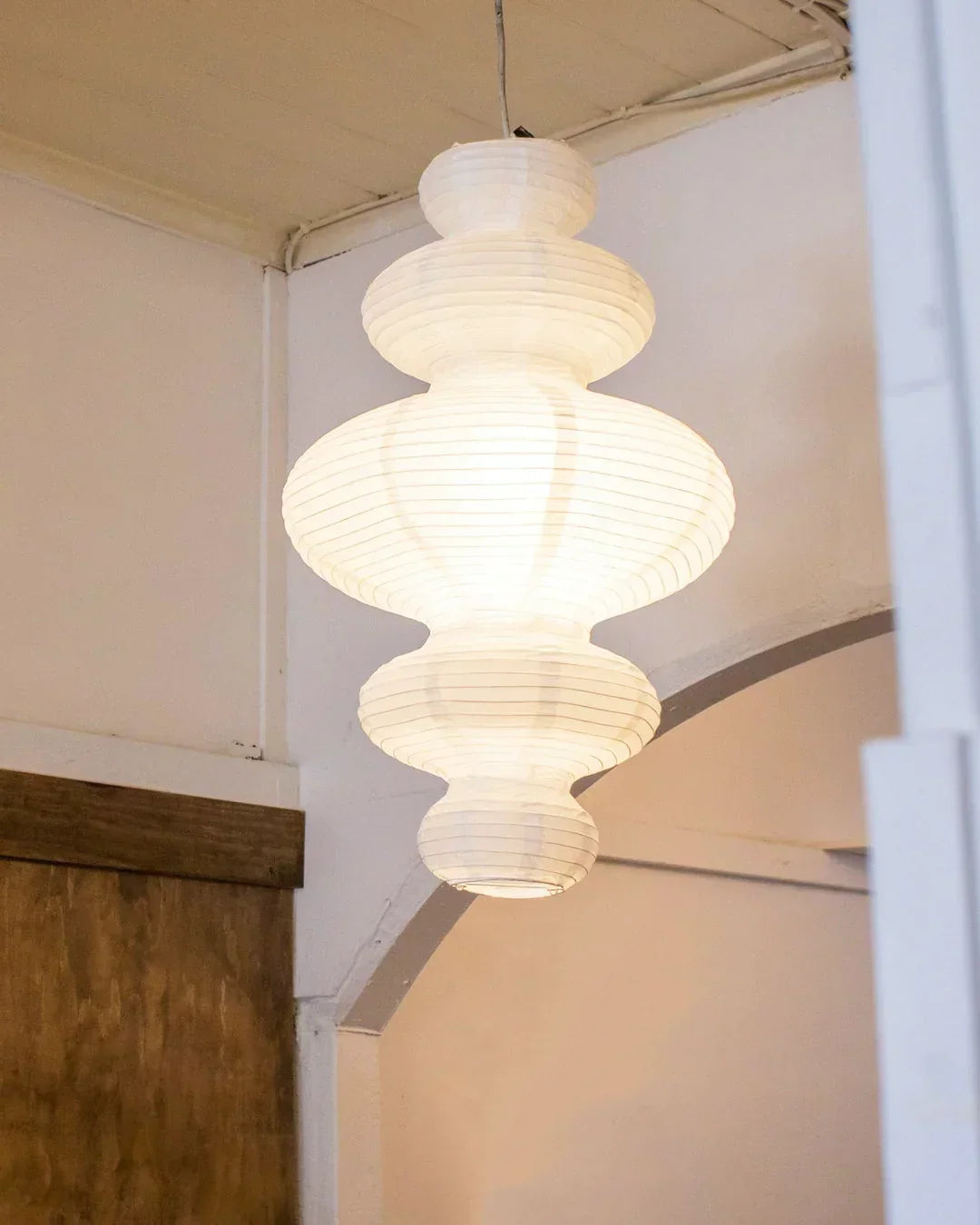 Akari Tornado Paper Juni Steel Pendant Lamp – Steel detail 16
