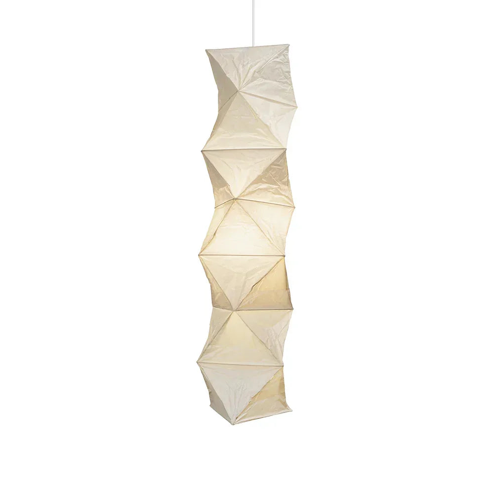 Akari Rhombus Origami L8 Steel Pendant Light