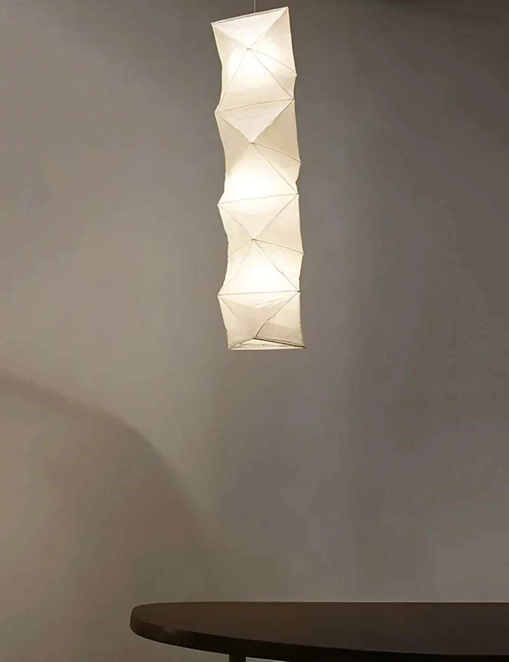 Akari Rhombus Origami L8 Steel Pendant Light – Steel detail 9