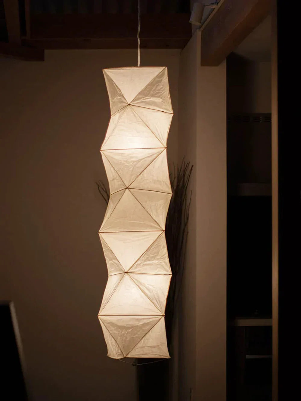 Akari Rhombus Origami L8 Steel Pendant Light – Steel detail 7