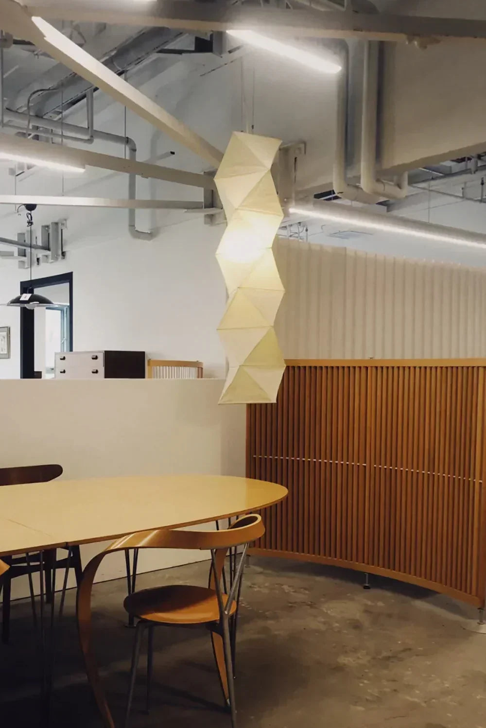 Akari Rhombus Origami L8 Steel Pendant Light – Steel detail 6