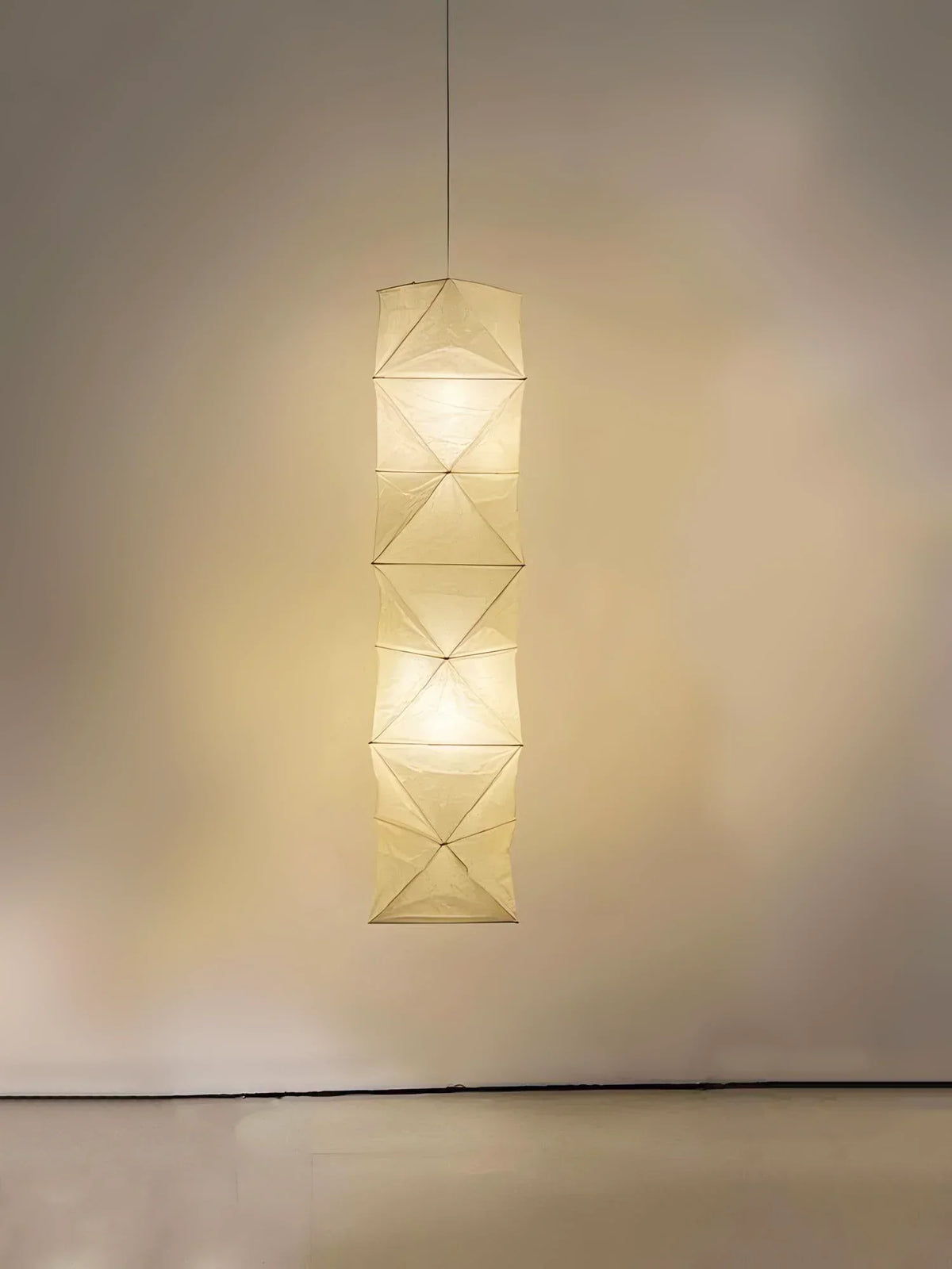 Akari Rhombus Origami L8 Steel Pendant Light – Steel detail 4