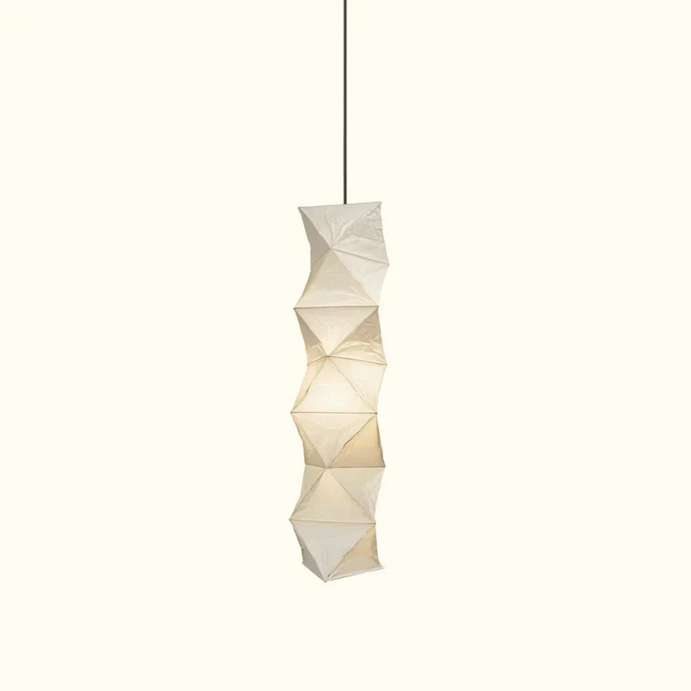 Akari Rhombus Origami L8 Steel Pendant Light – Steel detail 12
