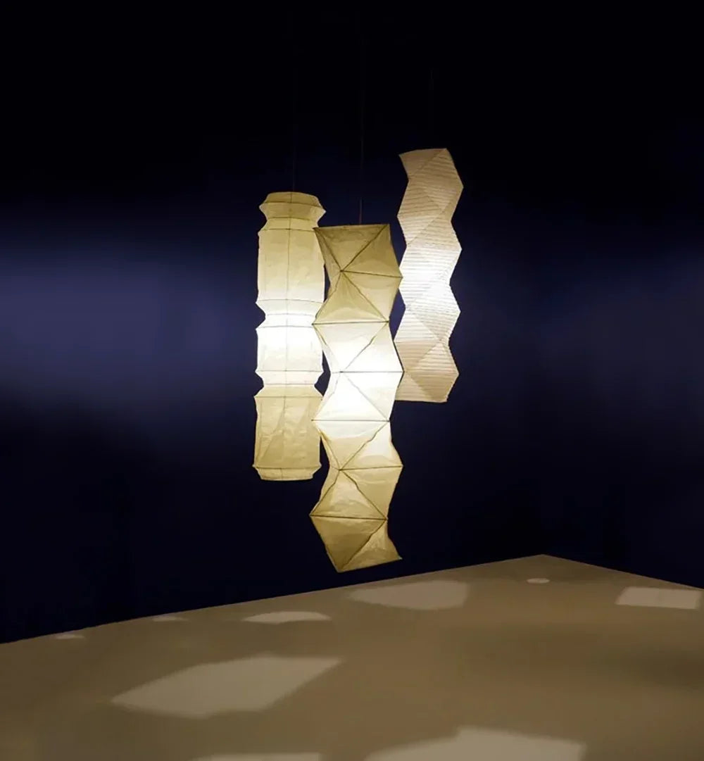 Akari Rhombus Origami L8 Steel Pendant Light – Steel detail 8