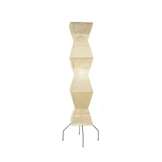 Akari Hourglass Paper UF4-L9 Steel Floor Lamp