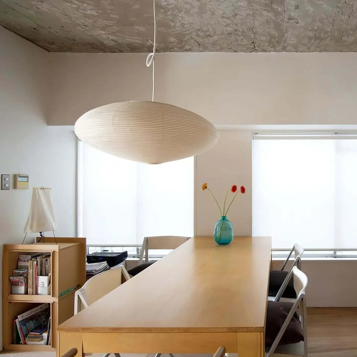 Akari Paper 26A / 21A / 15A Iron Pendant Light – Iron detail 29
