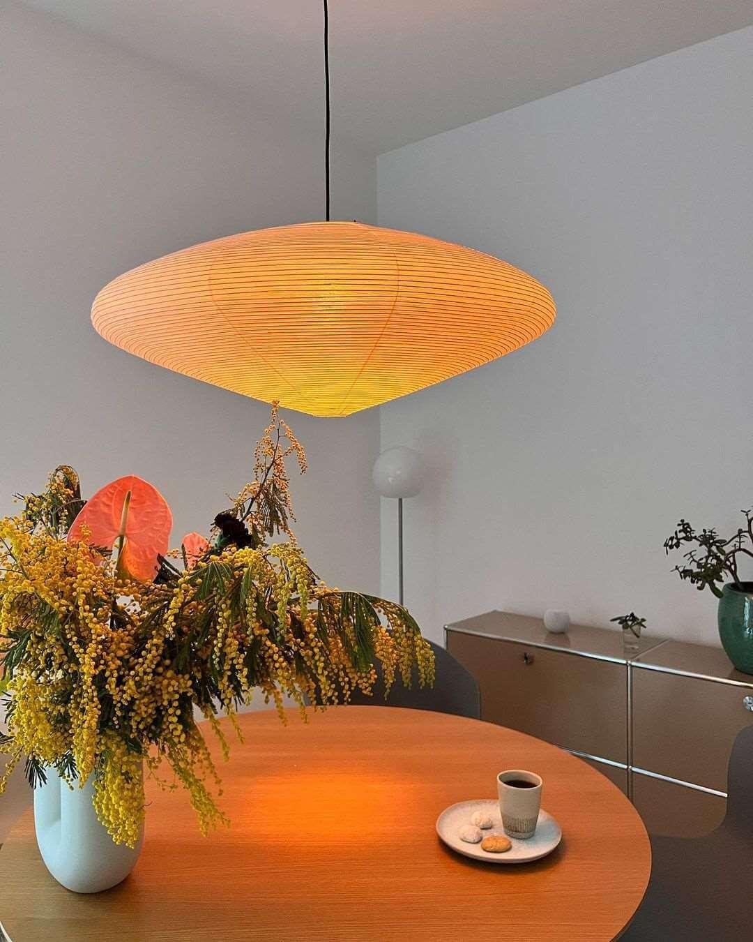 Akari Paper 26A / 21A / 15A Iron Pendant Light – Iron detail 34