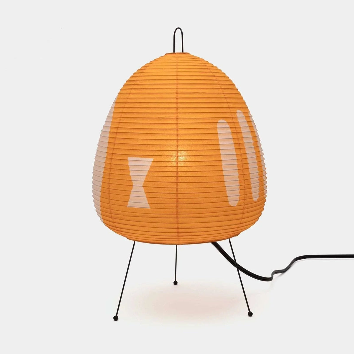 Akari Egg Shaped Paper 1A Iron Table Lamp – Iron detail 44