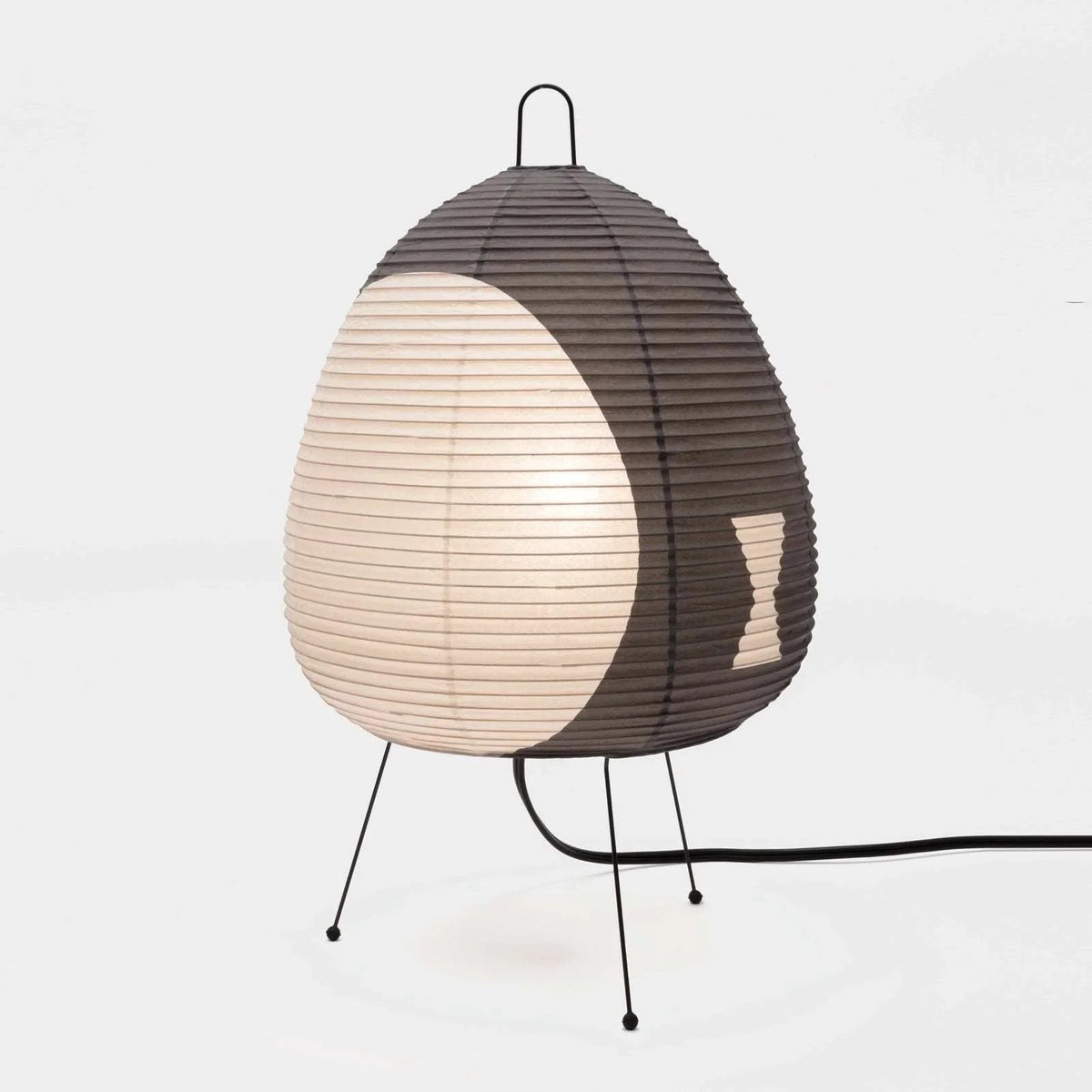 Akari Egg Shaped Paper 1A Iron Table Lamp – Iron detail 46