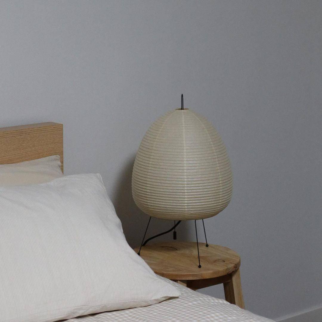 Akari Egg Shaped Paper 1A Iron Table Lamp – Iron detail 10