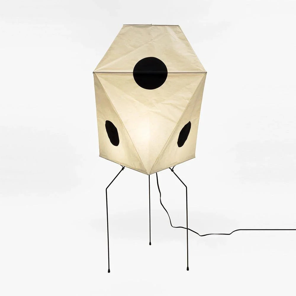 Akari Polyhedral Paper UF3-Q Iron Floor Lamp – Iron detail 40