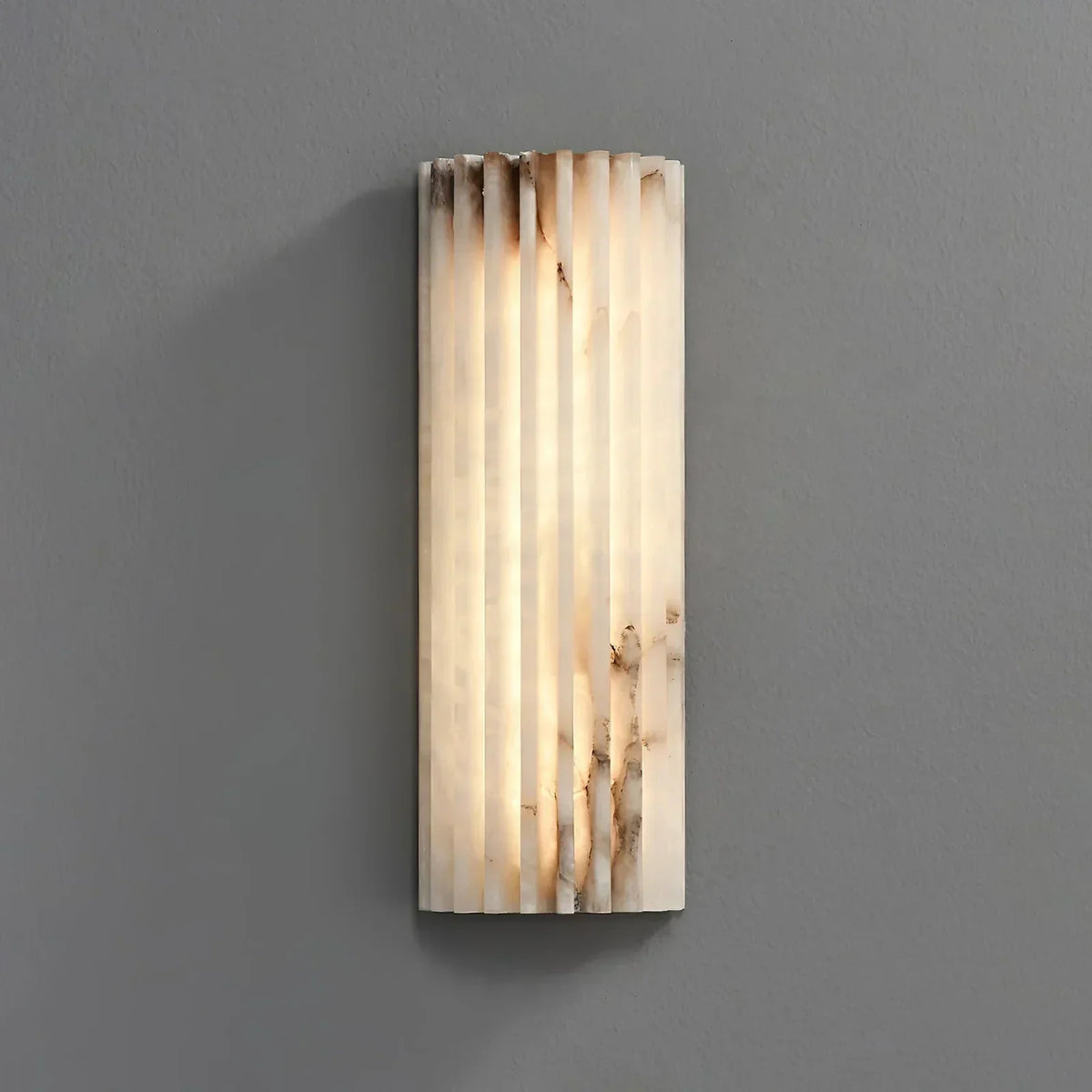 Alabaster Alvia Striped Wall Light – Alabaster detail 23