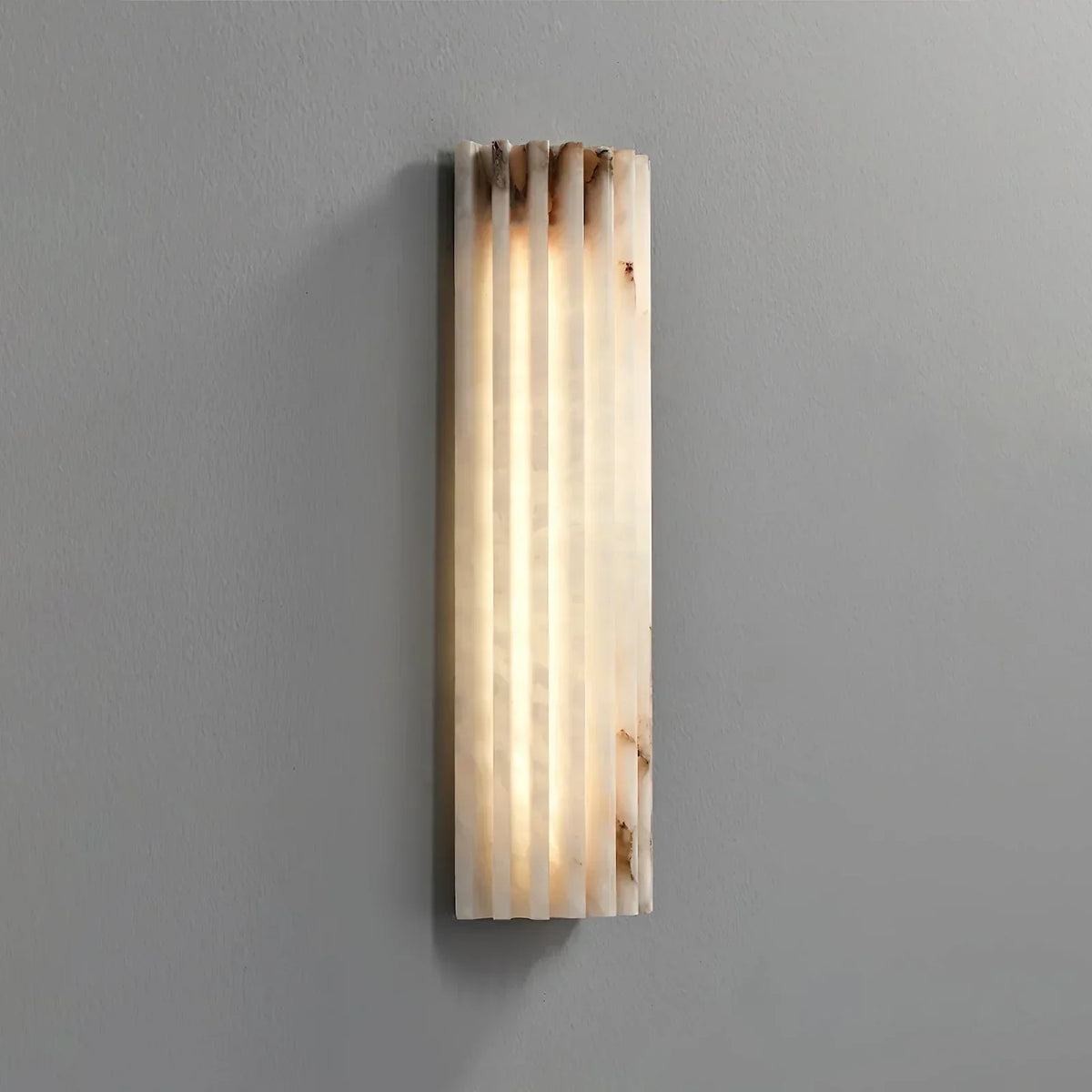 Alabaster Alvia Striped Wall Light – Alabaster detail 25