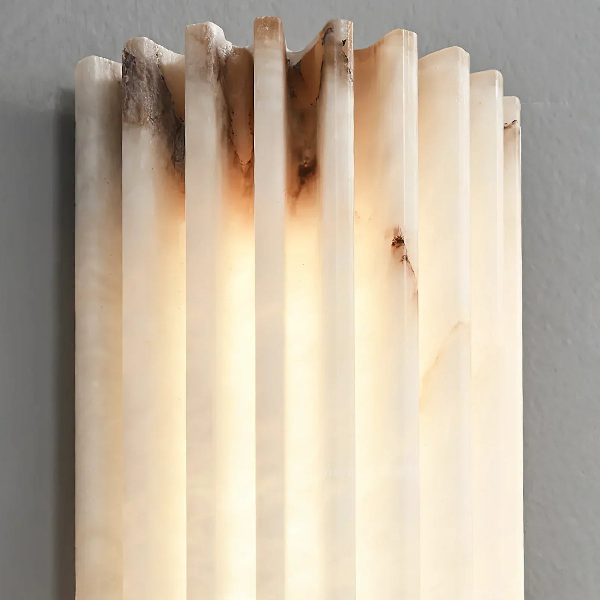 Alabaster Alvia Striped Wall Light – Alabaster detail 18