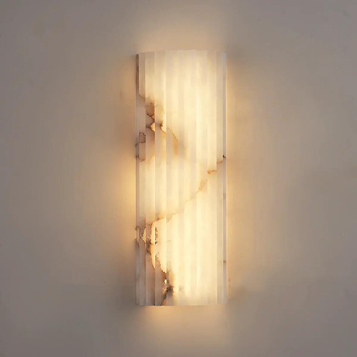Alabaster Alvia Striped Wall Light – Alabaster detail 22