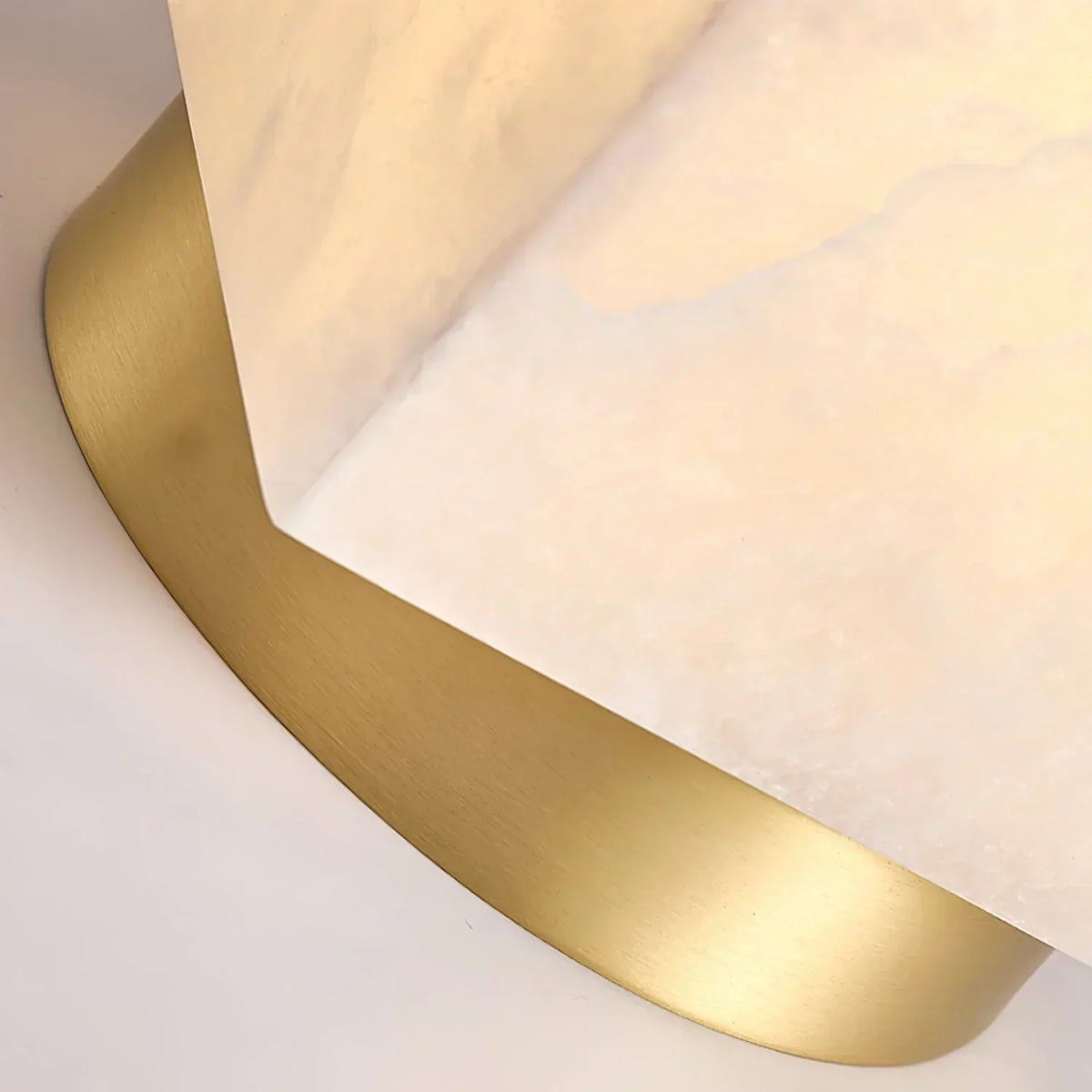 Alabaster Budnick Square Ceiling Light – Alabaster detail 20