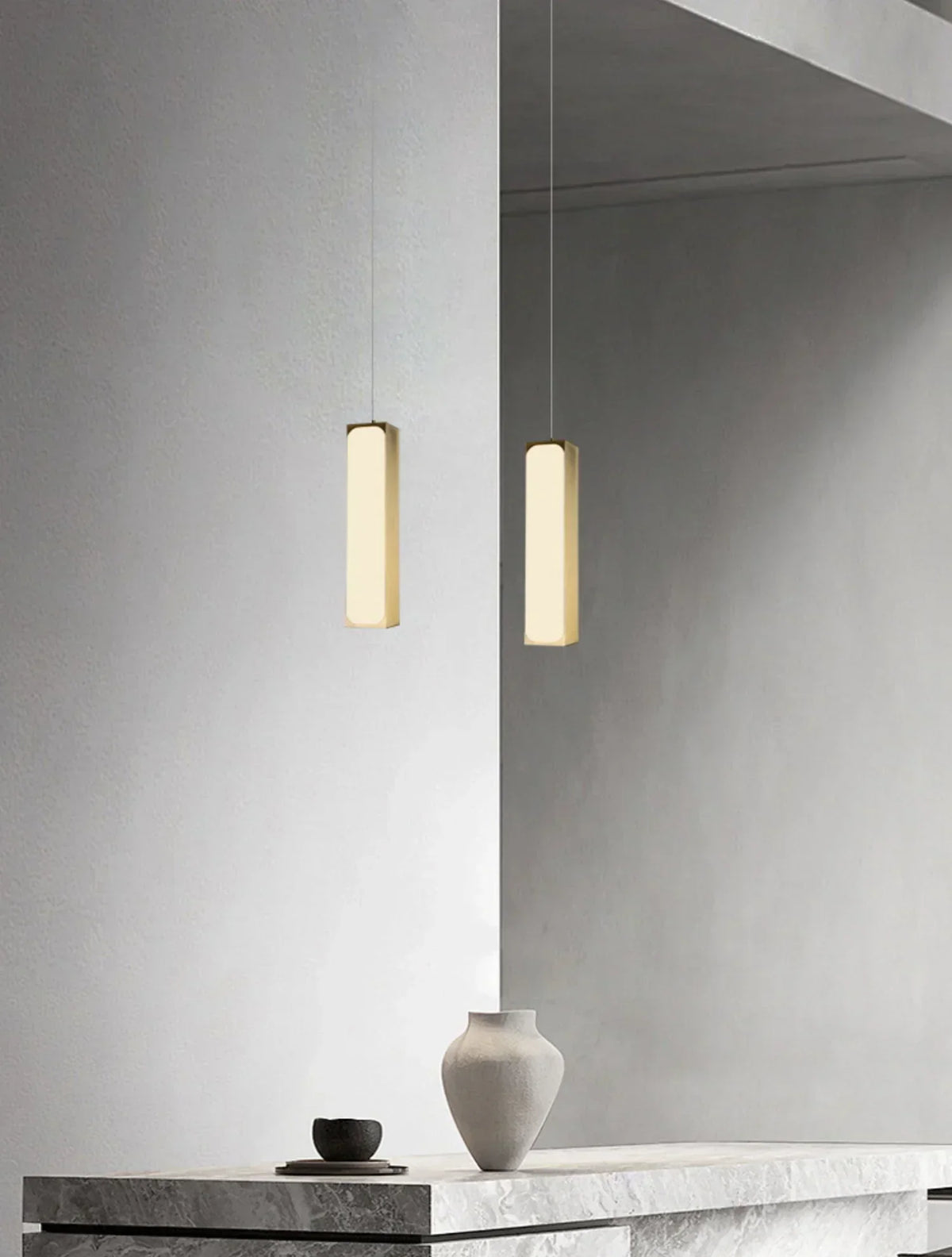 Alabaster Chaos Pendant Light – Alabaster detail 6