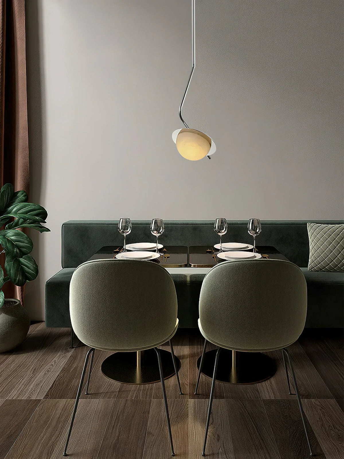 Alabaster Chic Luminance Pendant Light – Alabaster detail 4
