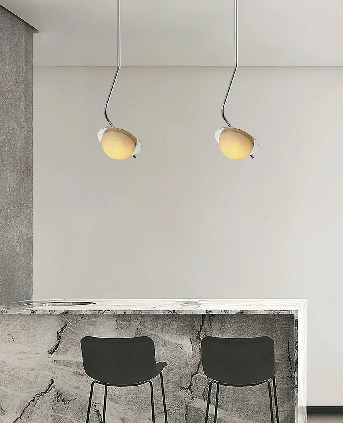 Alabaster Chic Luminance Pendant Light – Alabaster detail 7