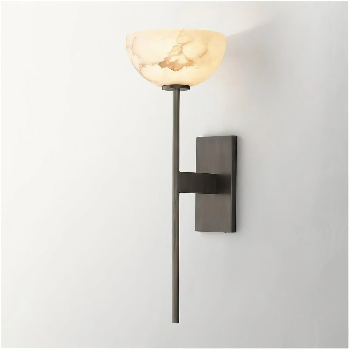 Alabaster Cup Wall Lamp – Alabaster detail 6