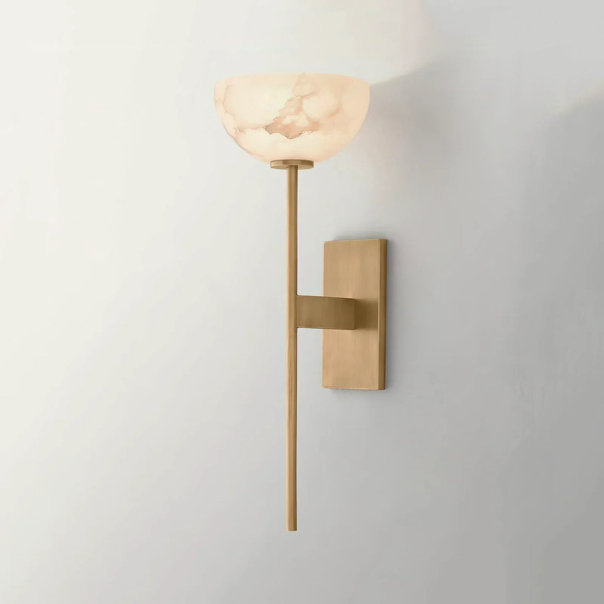 Alabaster Cup Wall Lamp – Alabaster detail 4