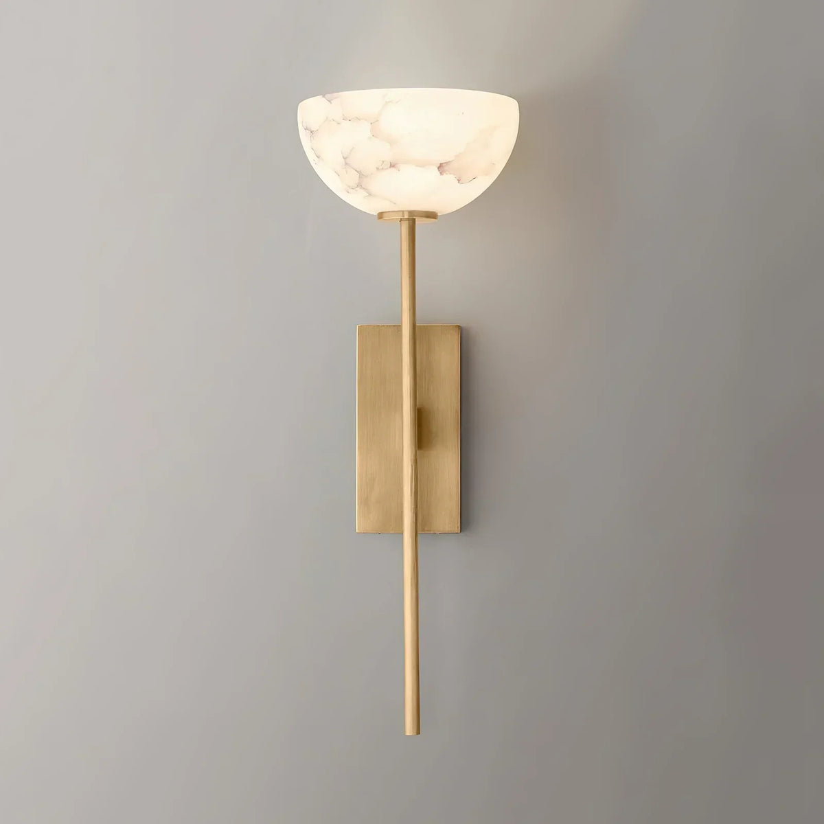 Alabaster Cup Wall Lamp – Alabaster detail 5