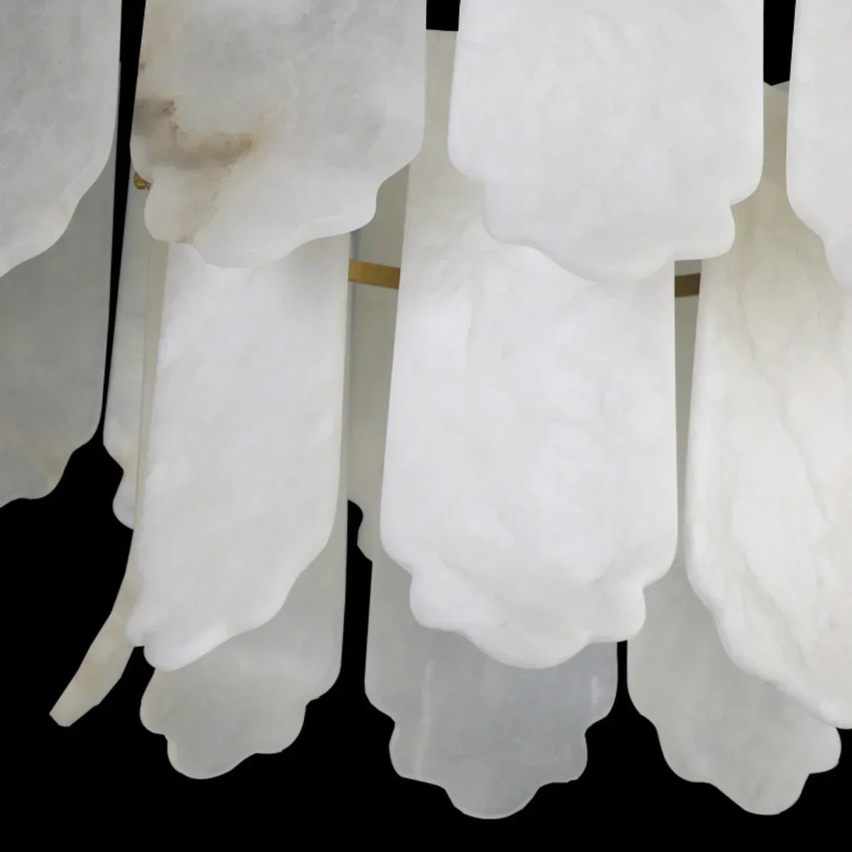 Alabaster Elba Brass Chandelier – Alabaster detail 20