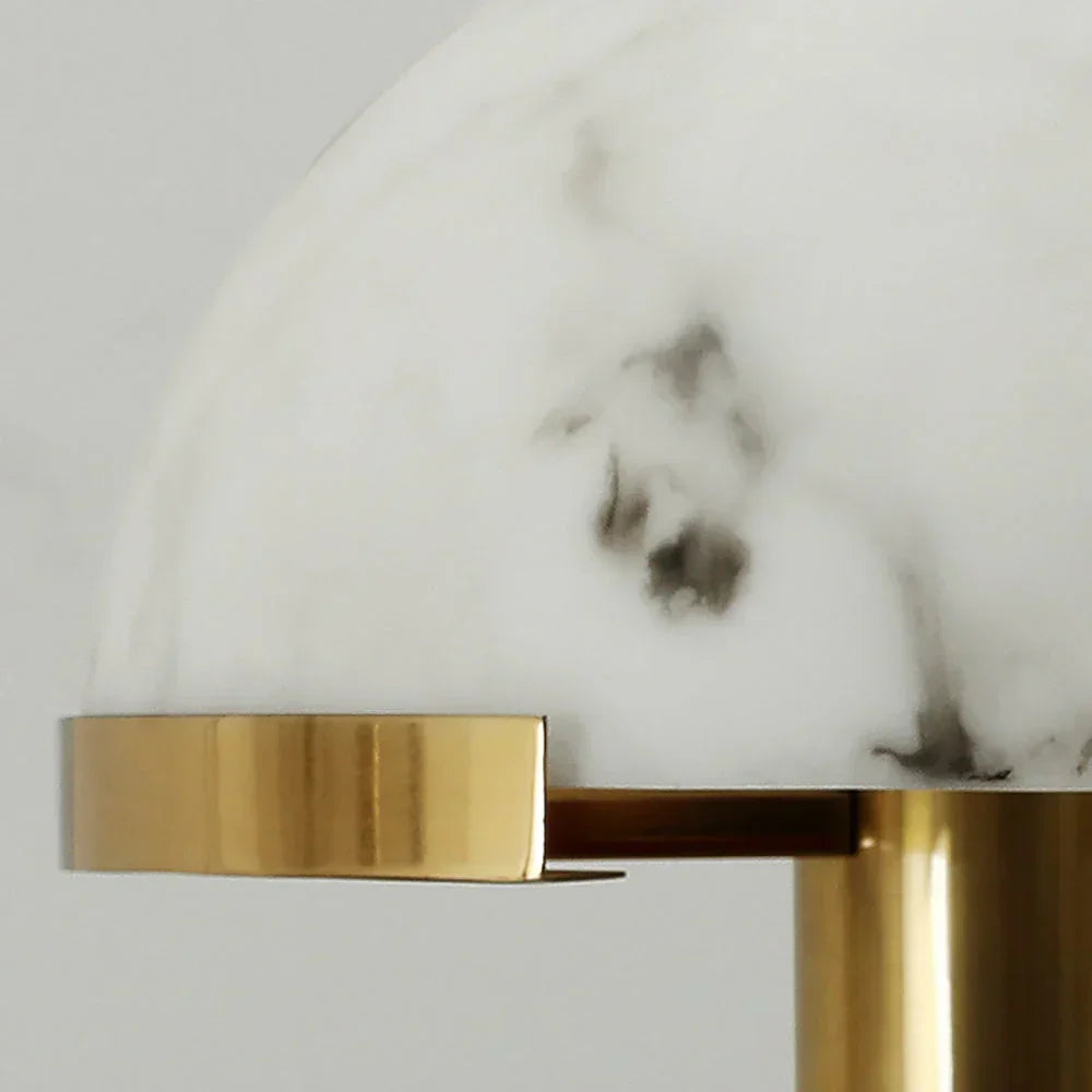 Hemispherical Alabaster Table Lamp – Alabaster detail 17