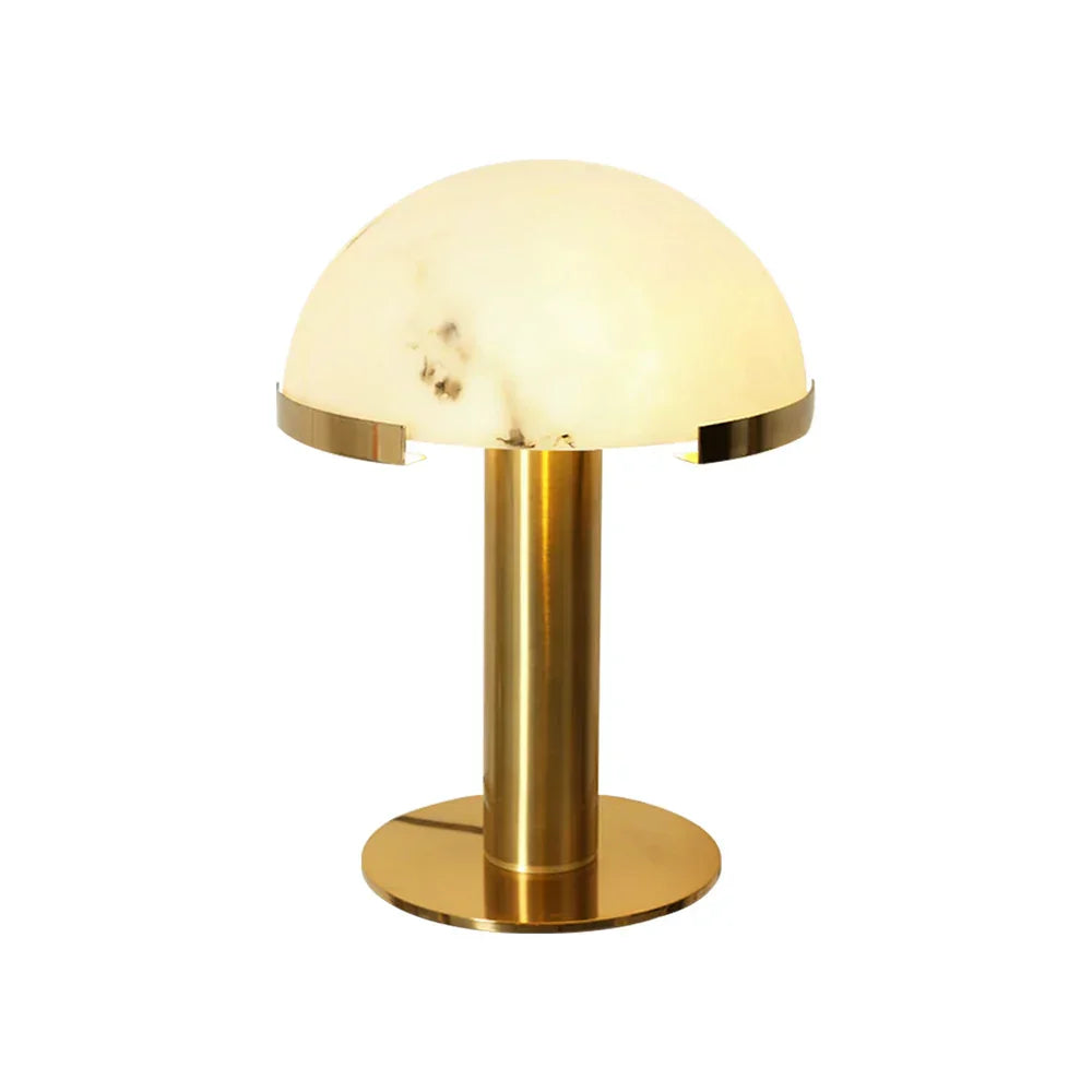 Hemispherical Alabaster Table Lamp – Alabaster detail 20