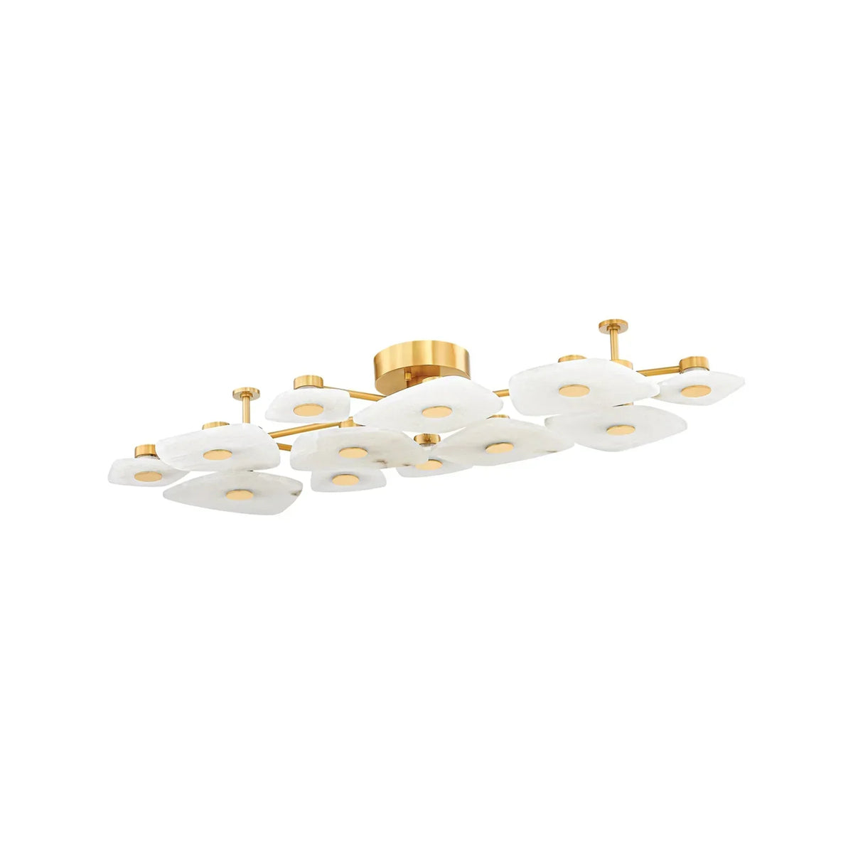 Alabaster Holmdel Ceiling Lamp – Alabaster detail 14