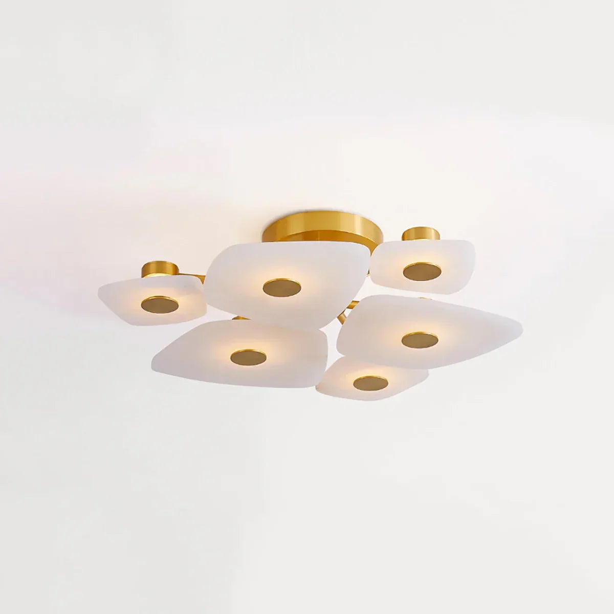Alabaster Holmdel Ceiling Lamp – Alabaster detail 10