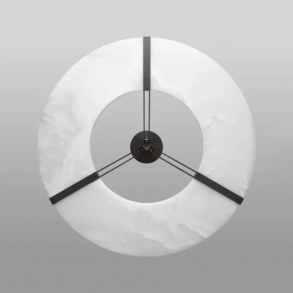Alabaster Luxembourg Halo Chandelier – Alabaster detail 11
