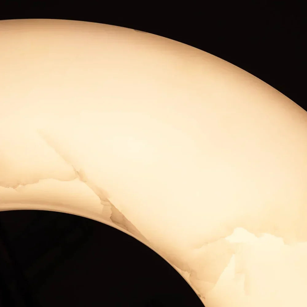 Alabaster Luxembourg Halo Chandelier – Alabaster detail 13