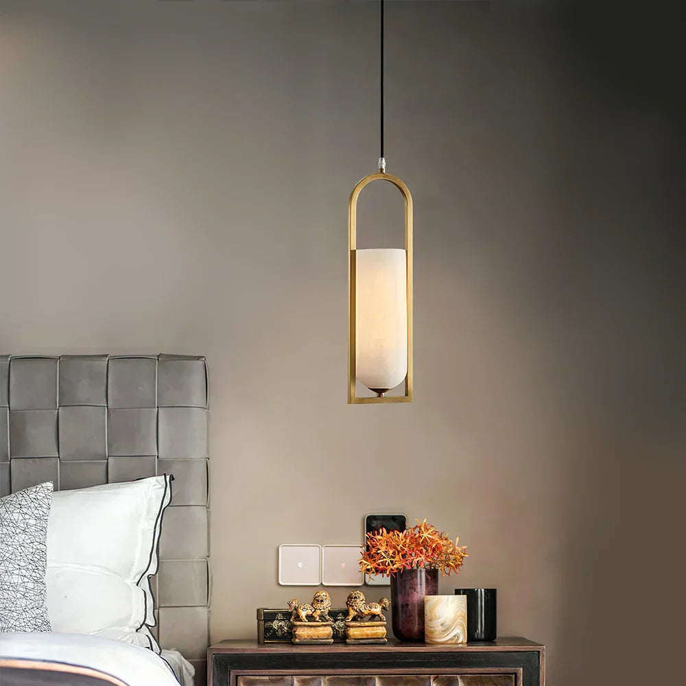 Alabaster Melange Small Pendant Light – Alabaster detail 3