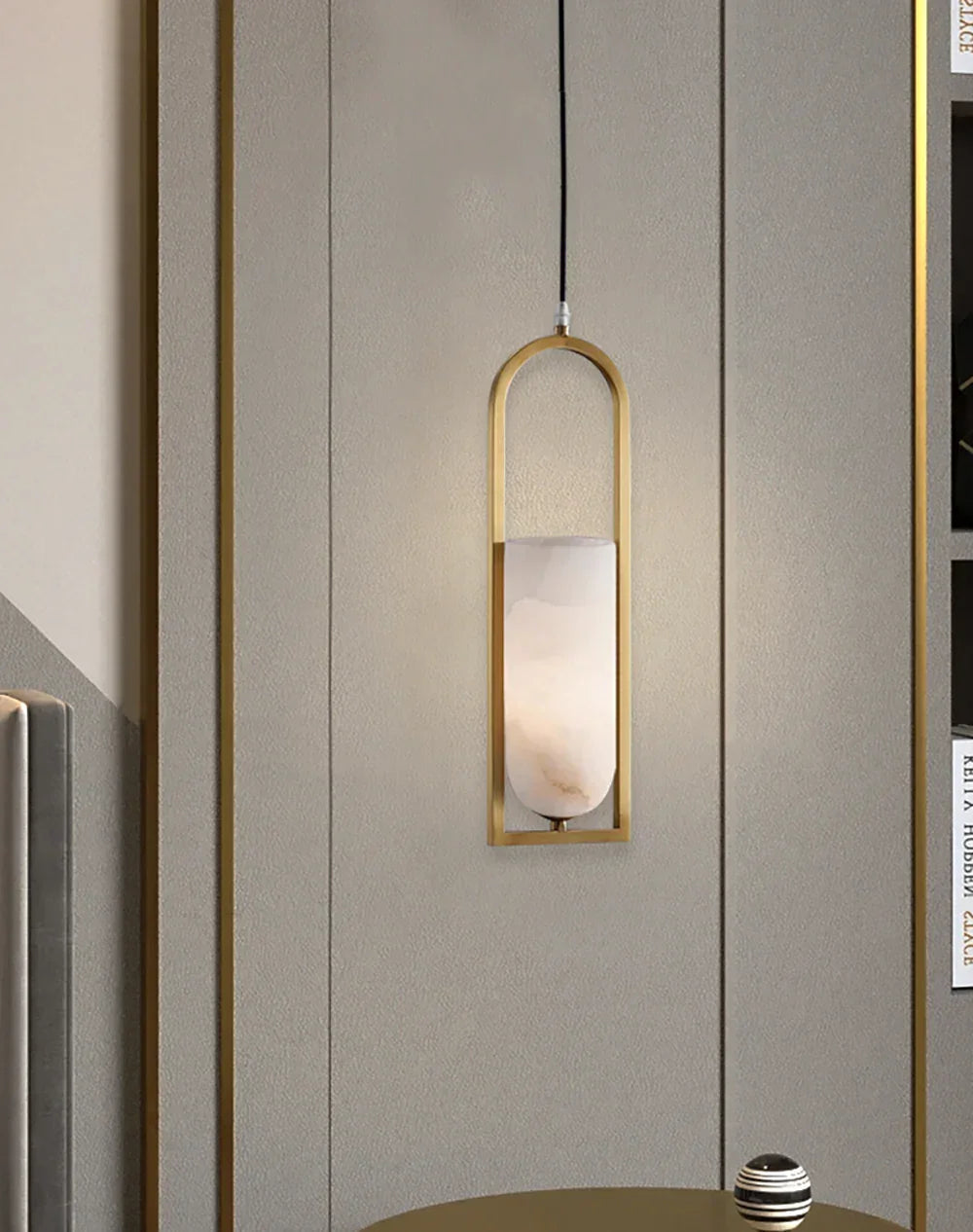 Alabaster Melange Small Pendant Light – Alabaster detail 4