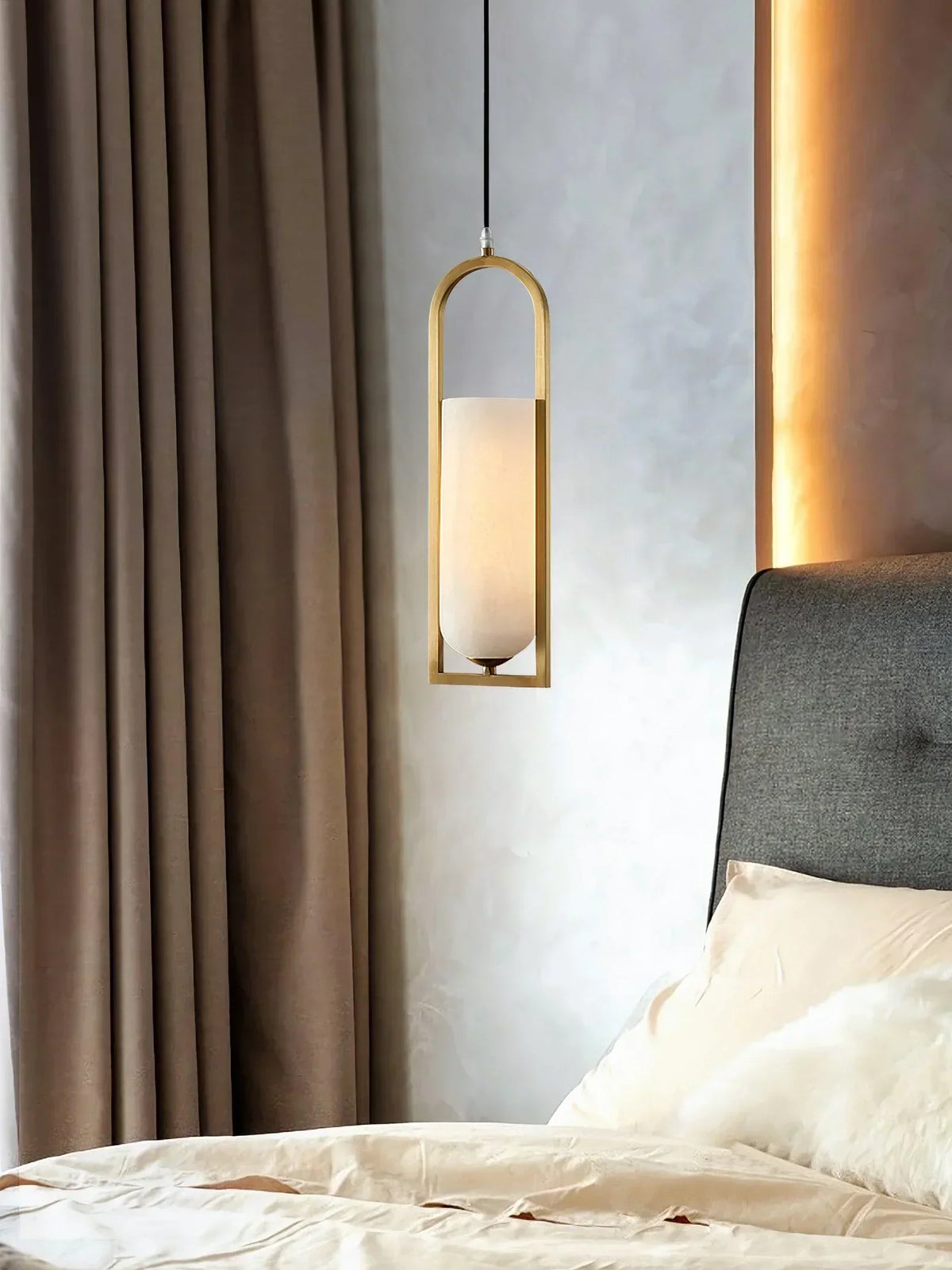 Alabaster Melange Small Pendant Light – Alabaster detail 6